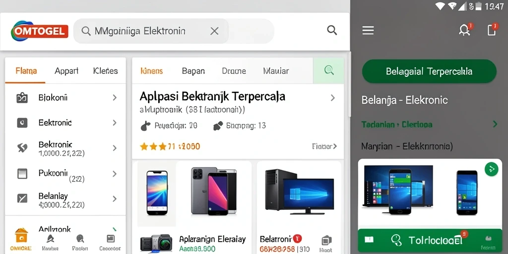 Tampilan antarmuka aplikasi OMTOGEL yang modern dan intuitif.